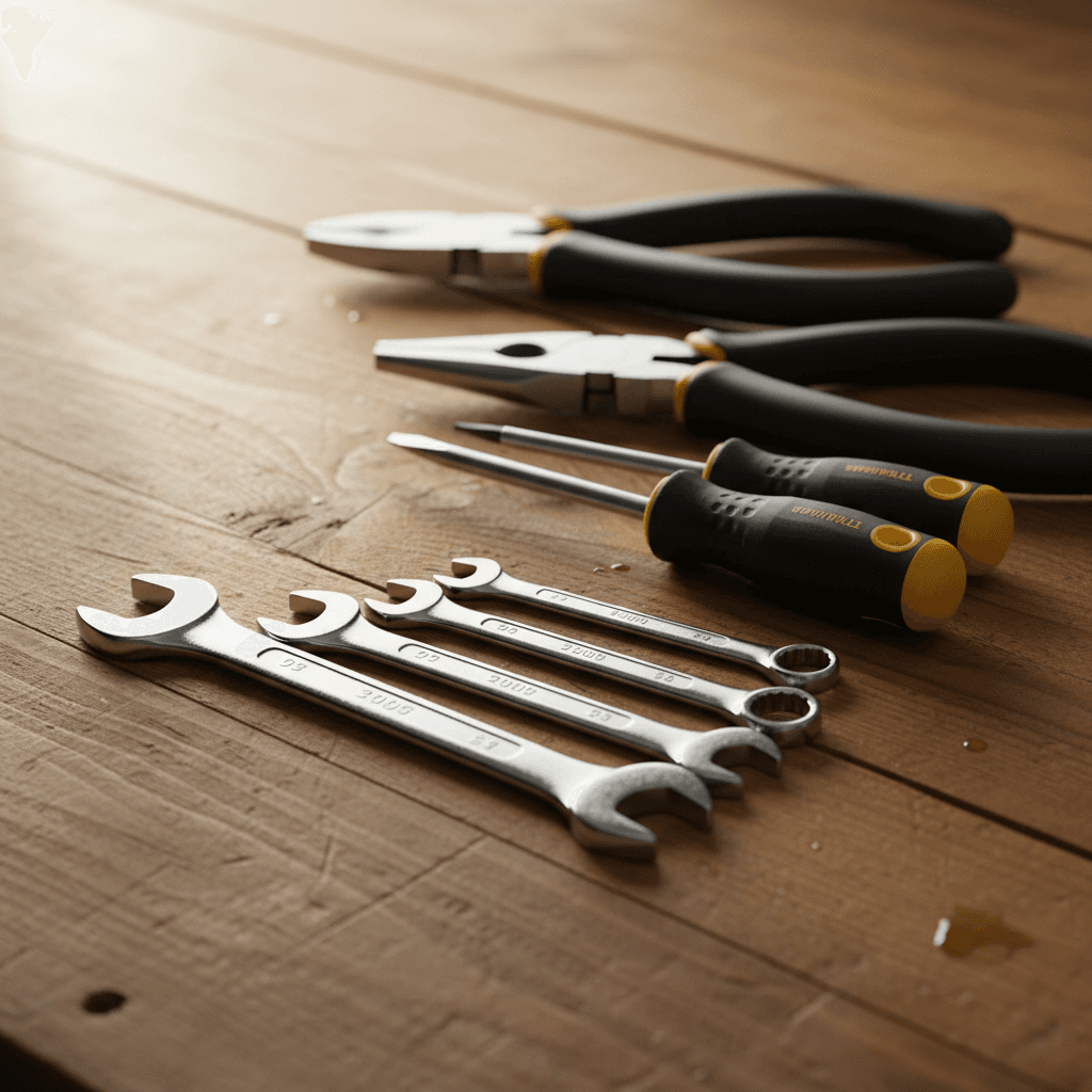 Hand tools including wrenches and screwdrivers