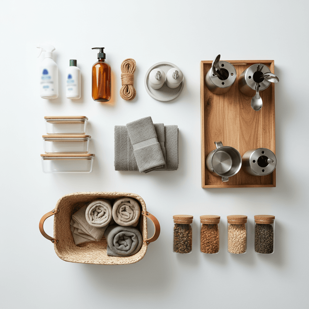 Household essentials and storage products